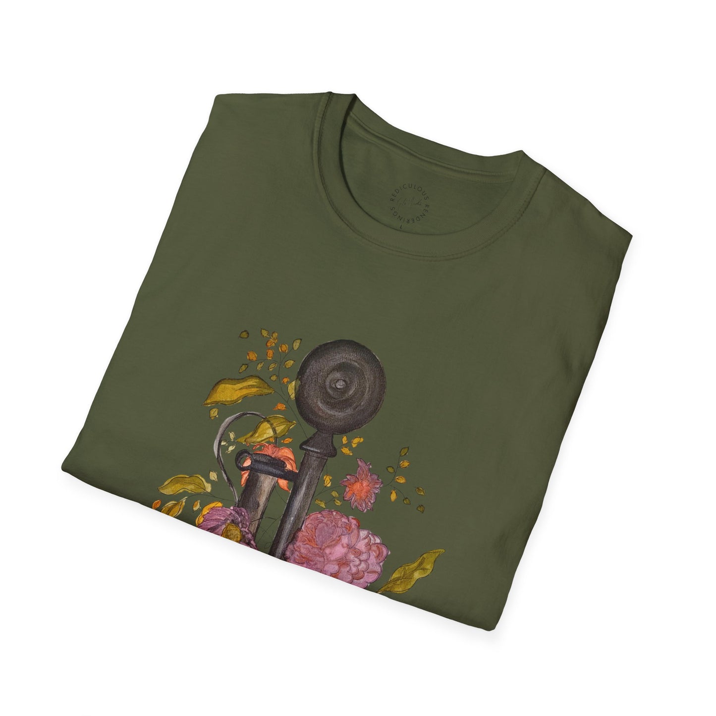 Vintage Phone Unisex Softstyle T-Shirt