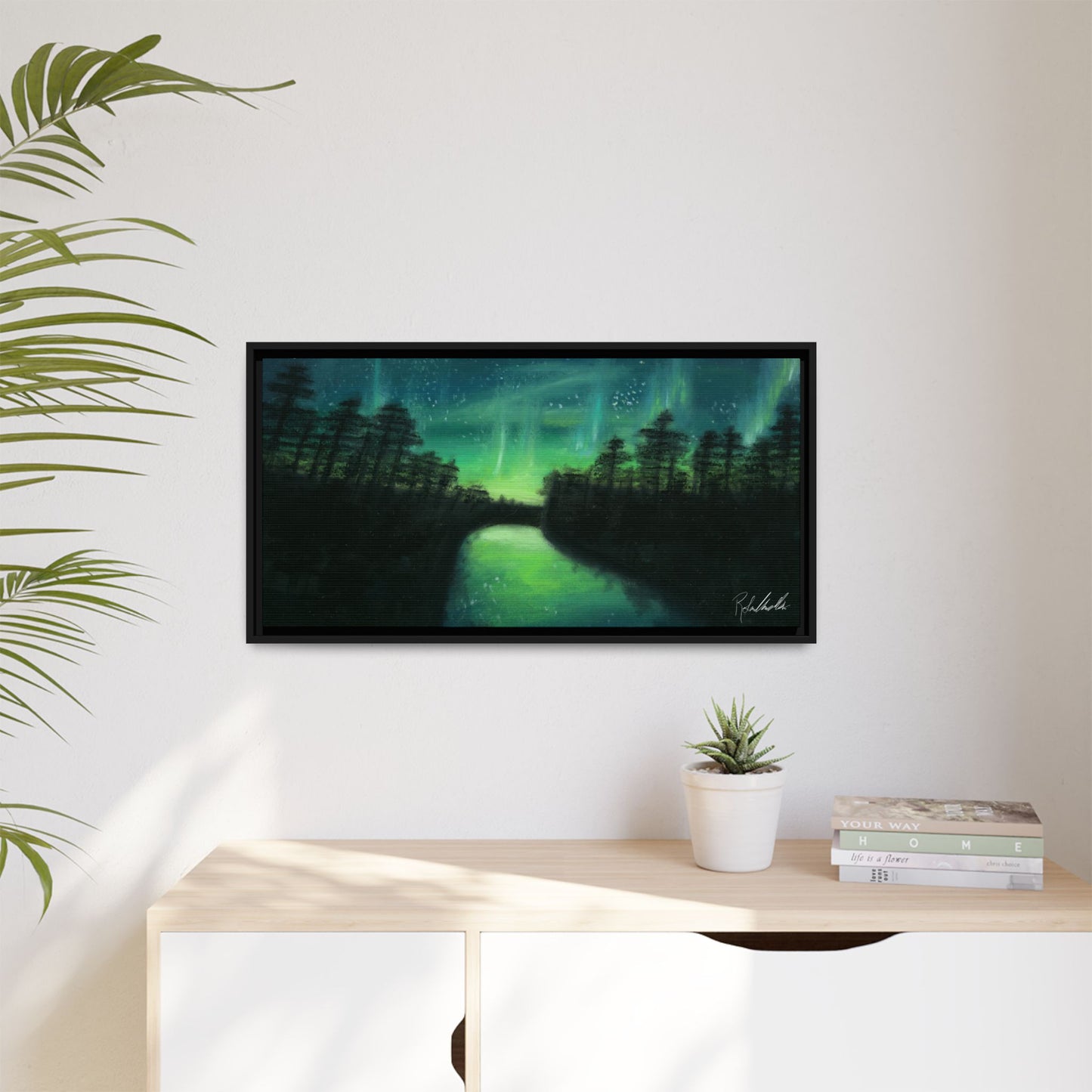 Northern Lights Framed Wall Art