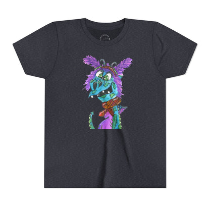 Youth Tee — Colorful Friendly Monster Kids Graphic T-Shirt