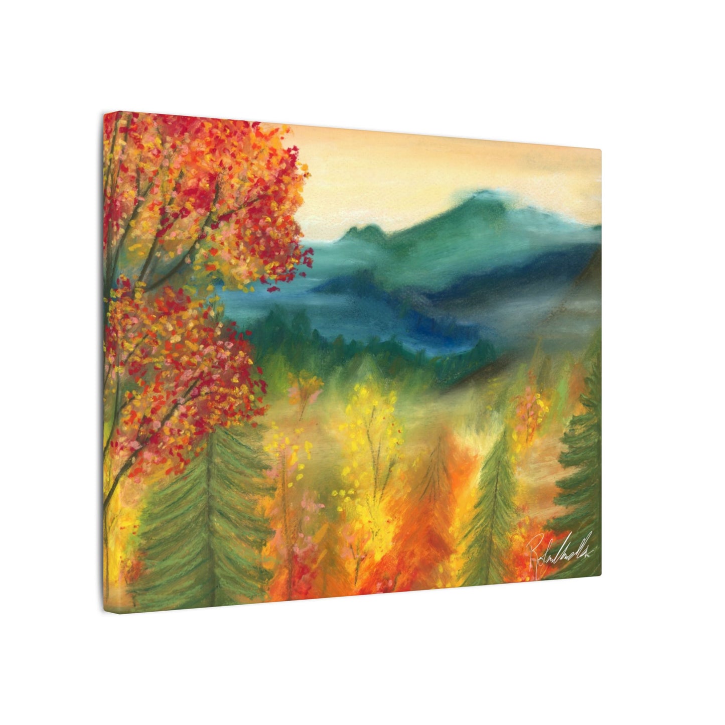 Fall Mountains Canvas Gallery Wrap
