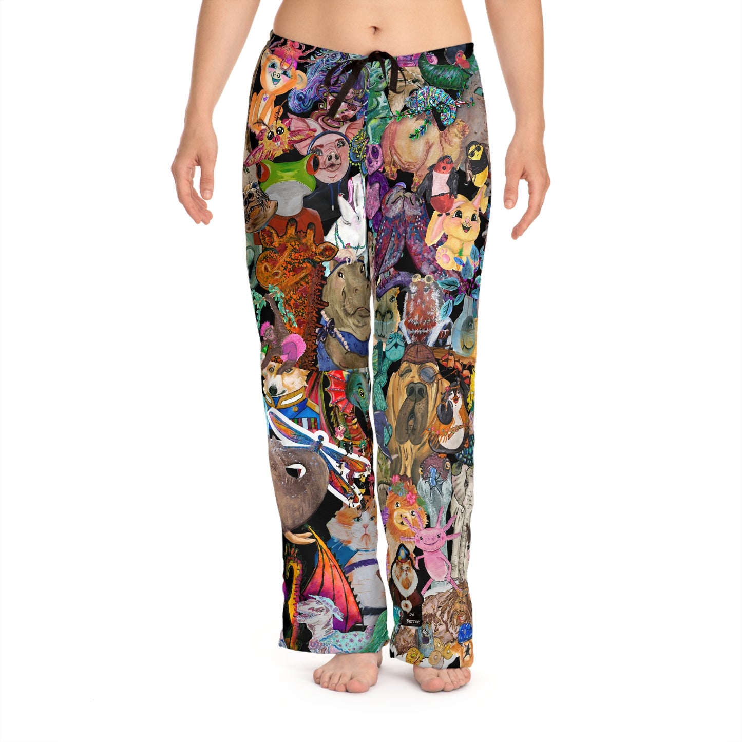 Animal Mashup Women's Pajama Pants (AOP)