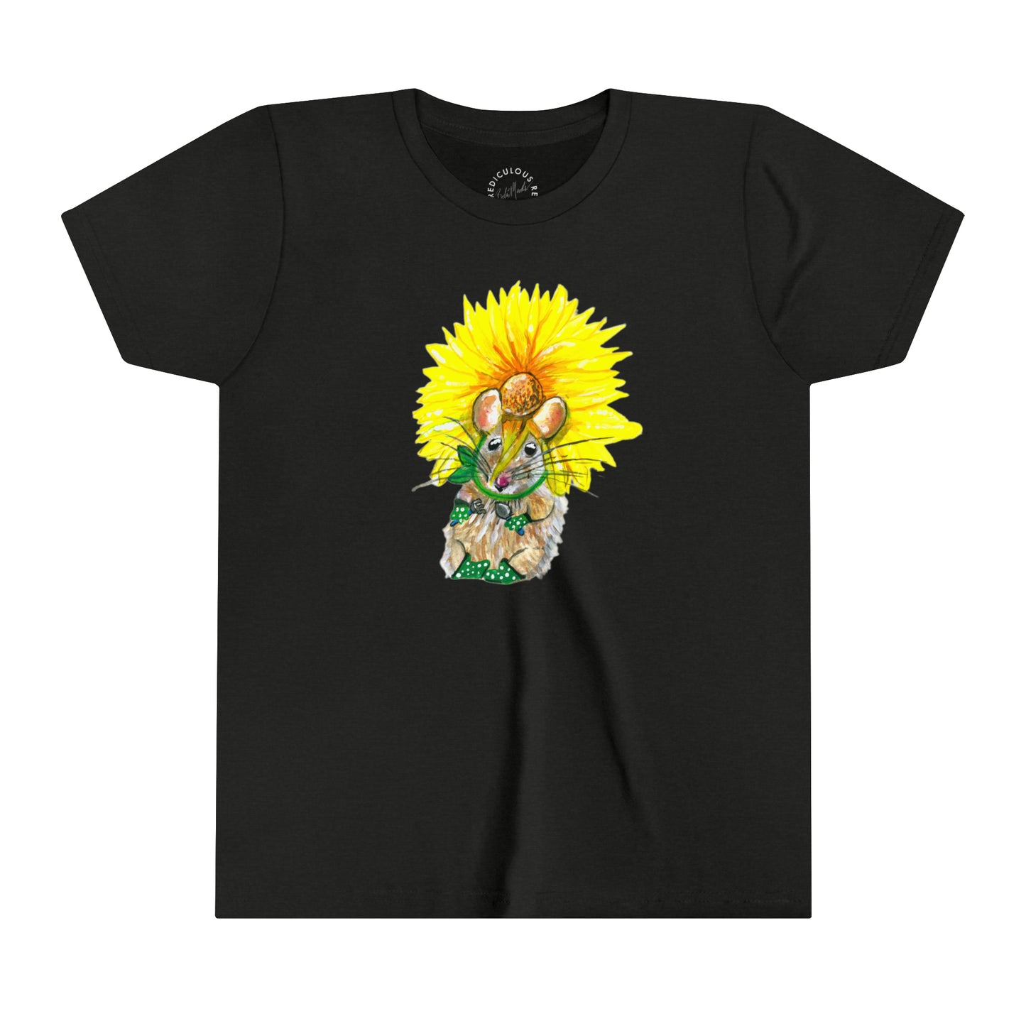 Sunflower Mouse Kids T-Shirt