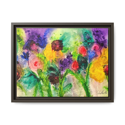 Abstract Flowers Framed Wall Art