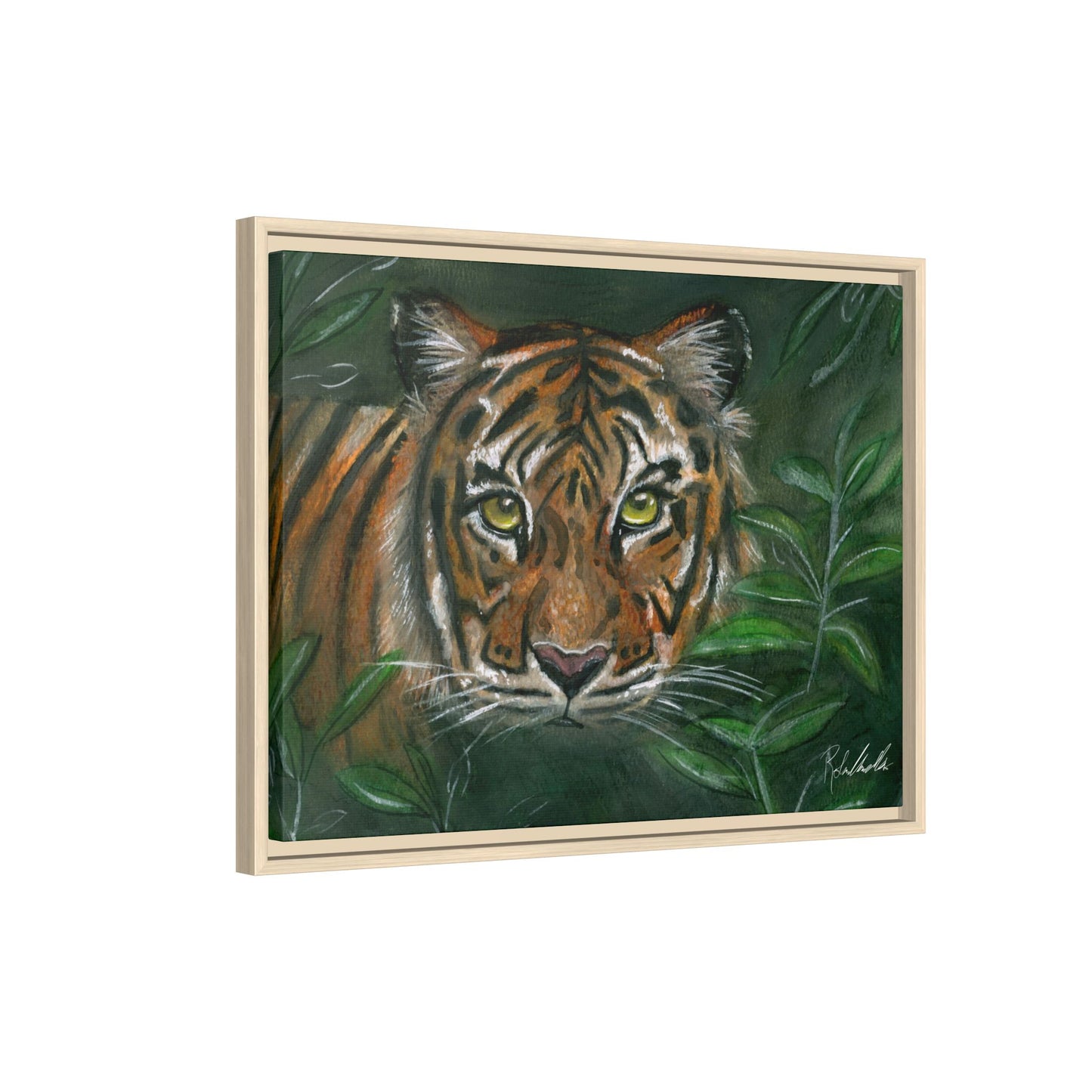 Jungle Tiger Framed Wall Art