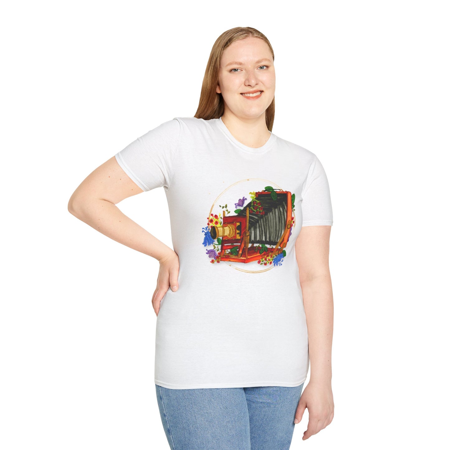 Vintage Camera Unisex Softstyle T-Shirt