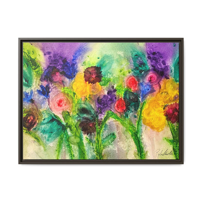 Abstract Flowers Framed Wall Art