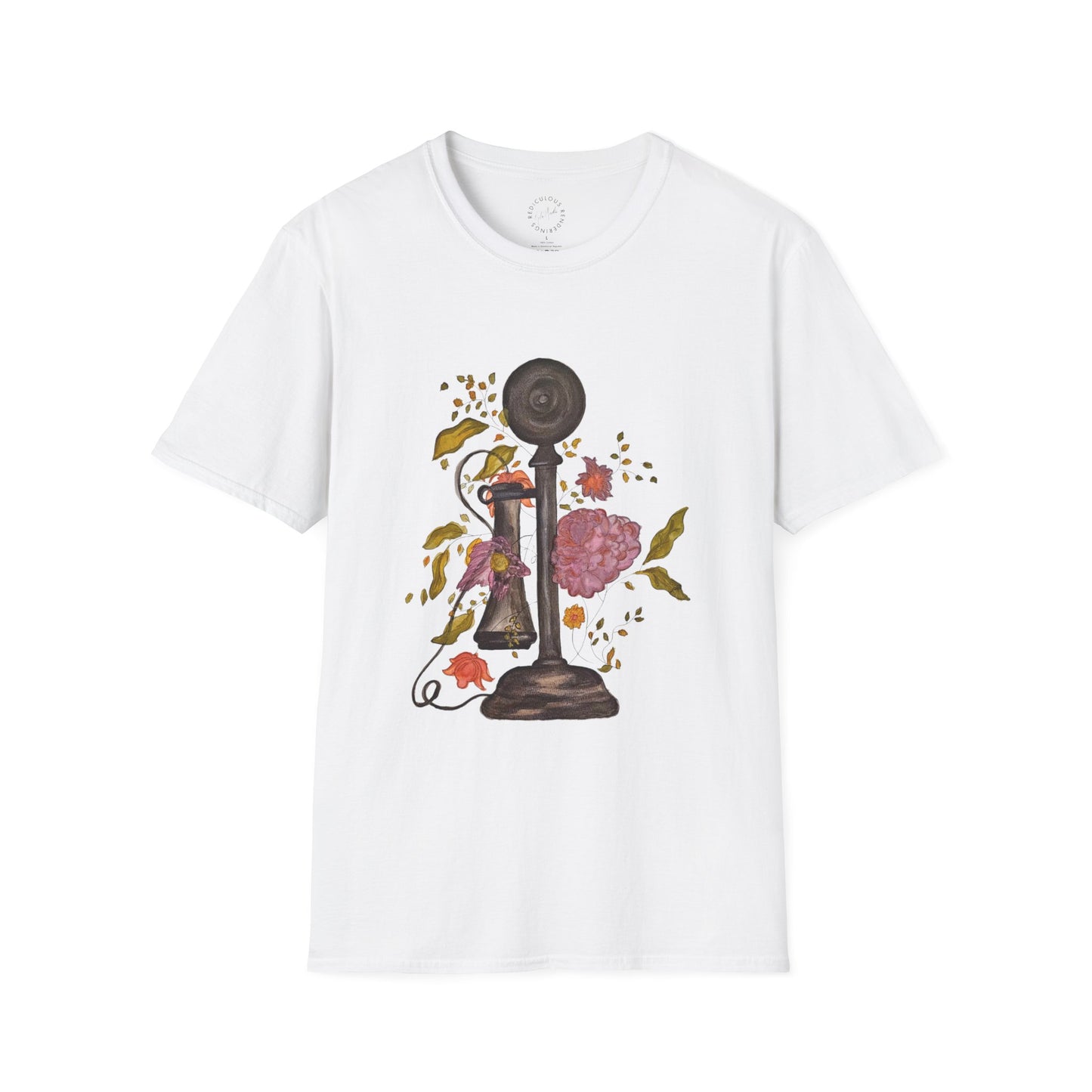 Vintage Phone Unisex Softstyle T-Shirt