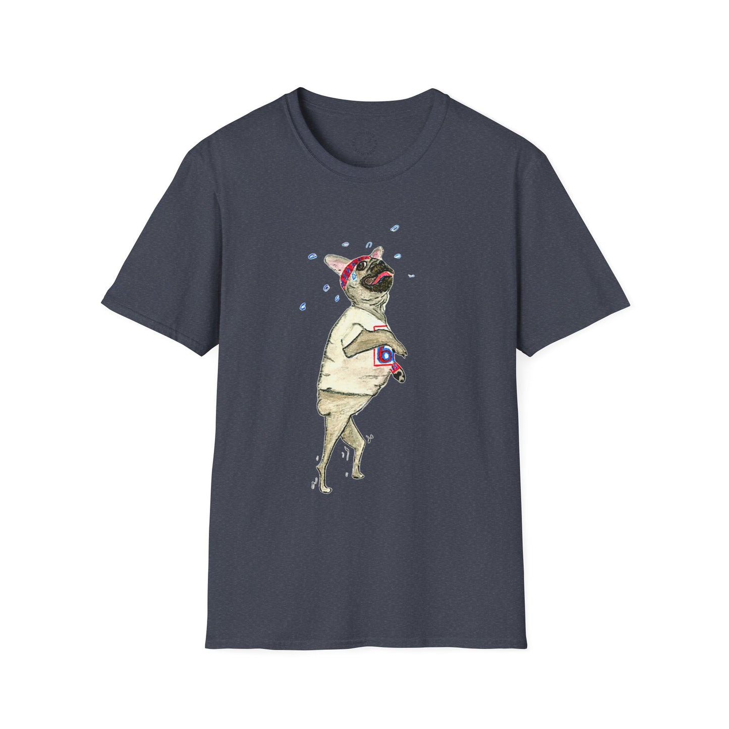 Out of Shape Bulldog Unisex Softstyle T-Shirt