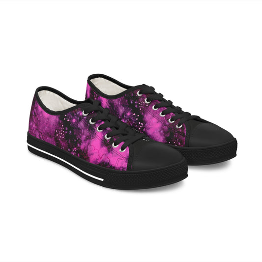 Rose Colored Galaxy Unisex Classic Low Top Sneakers