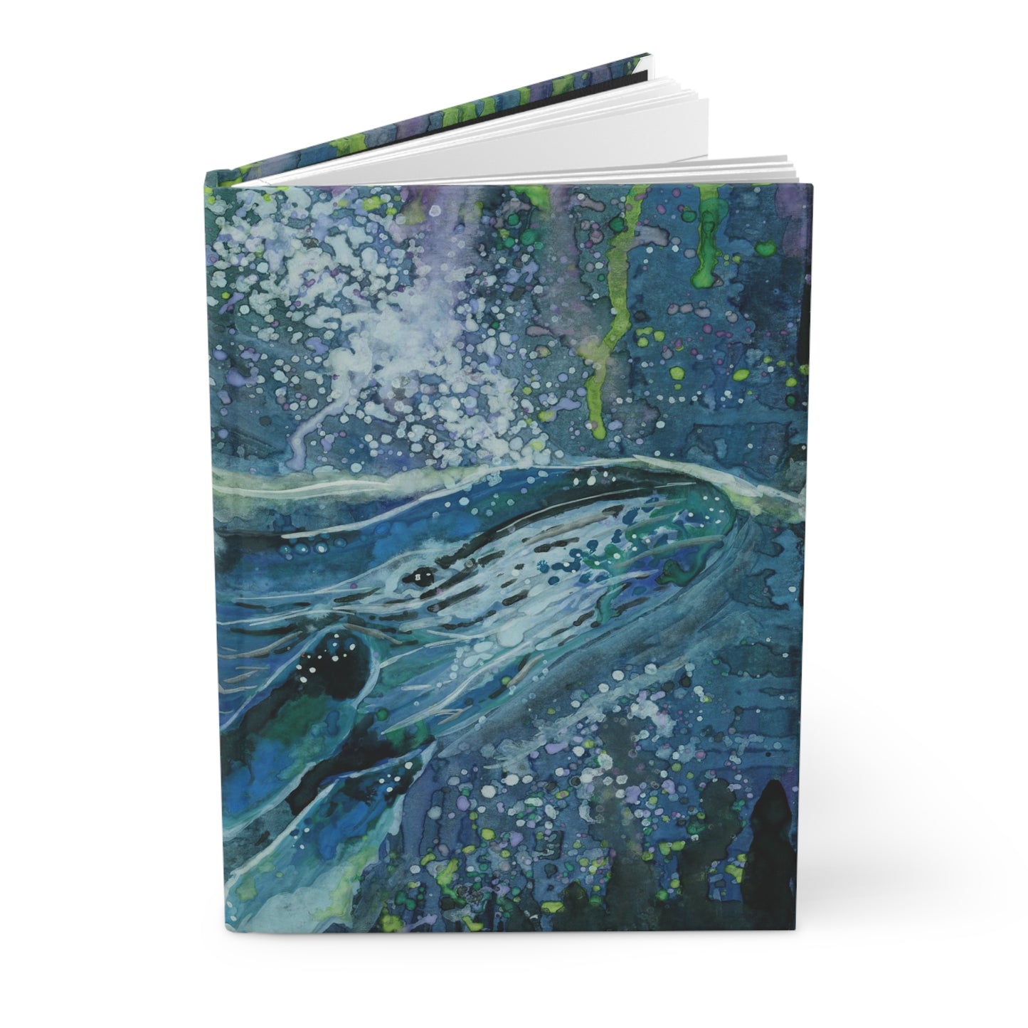 Whale Hardcover Journal Matte 150 Pages, Printed Cover