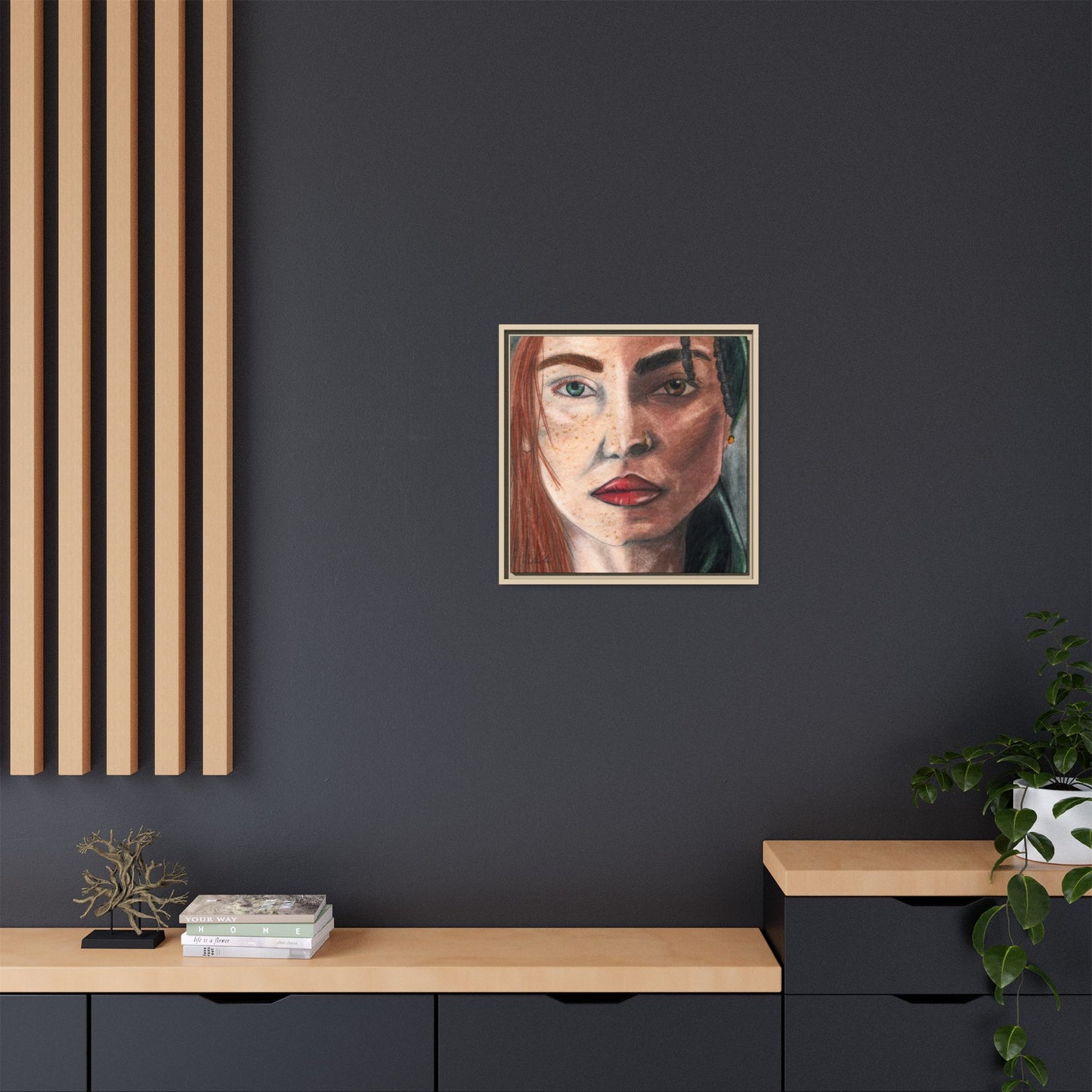Beyond Race Woman Framed Wall Art