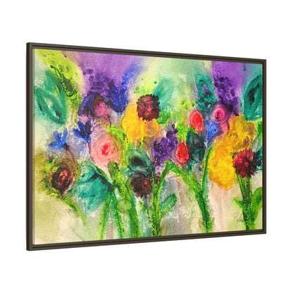 Abstract Flowers Framed Wall Art