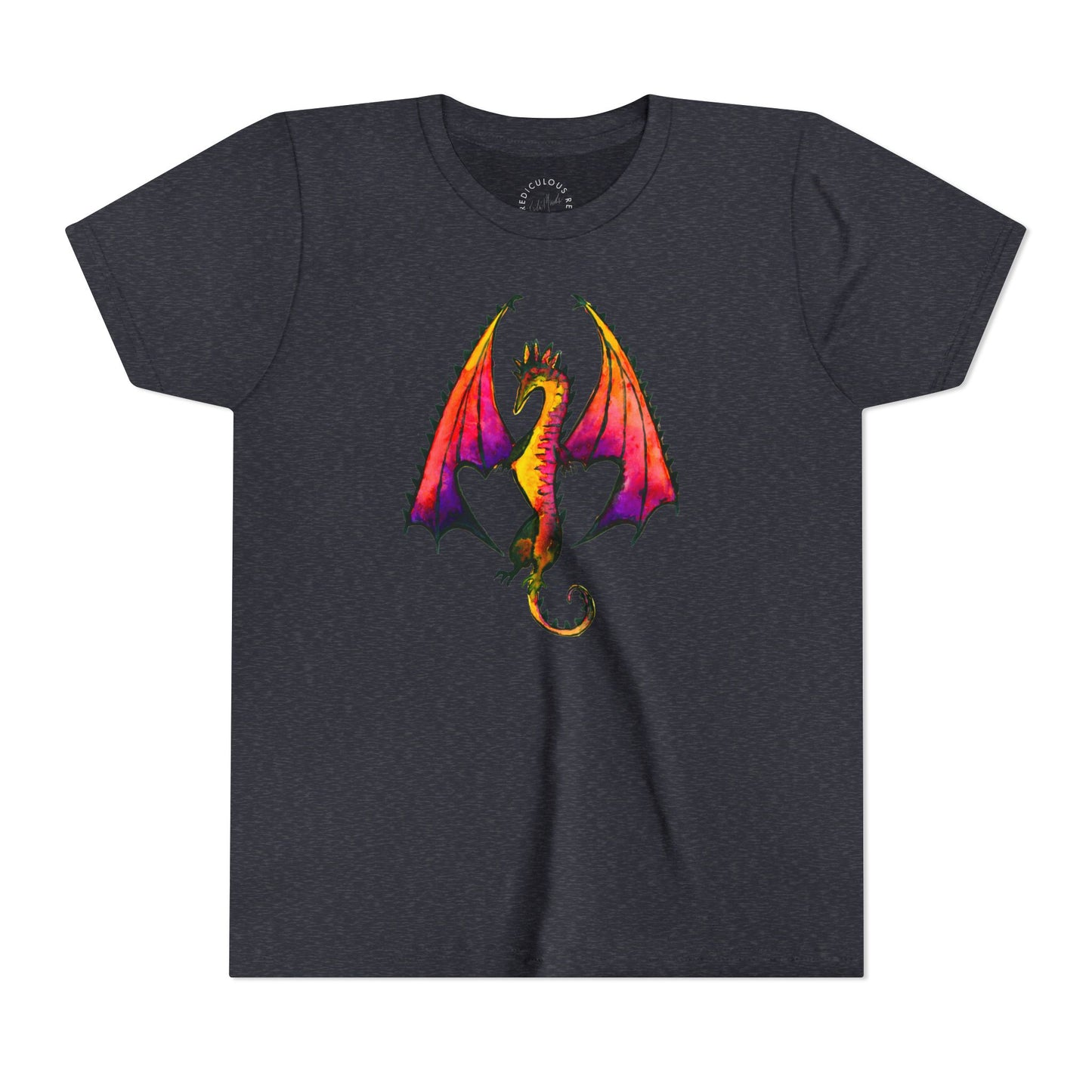 Kids Dragon T-Shirt — Colorful Fantasy Dragon Youth Tee