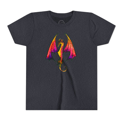 Kids Dragon T-Shirt — Colorful Fantasy Dragon Youth Tee
