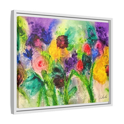 Abstract Flowers Framed Wall Art