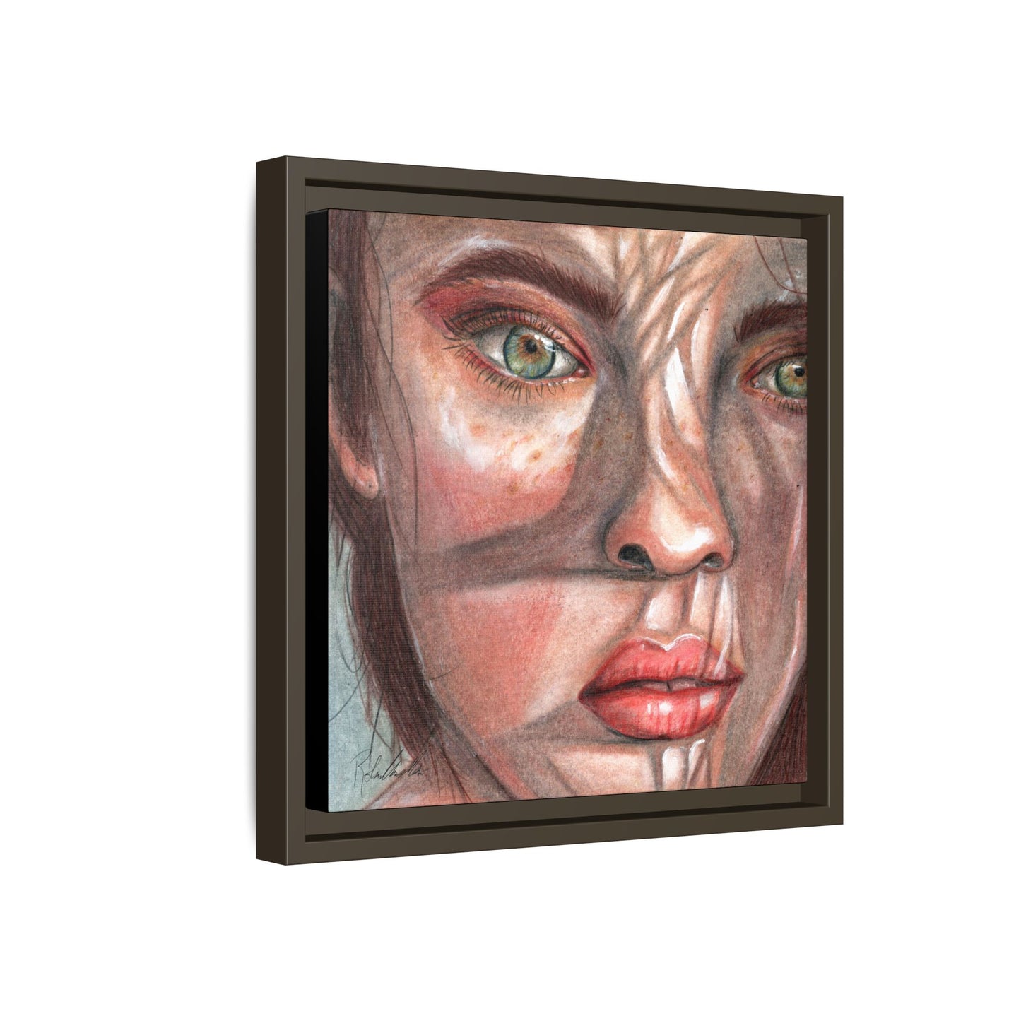 Woman In the Shadows Framed Wall Art