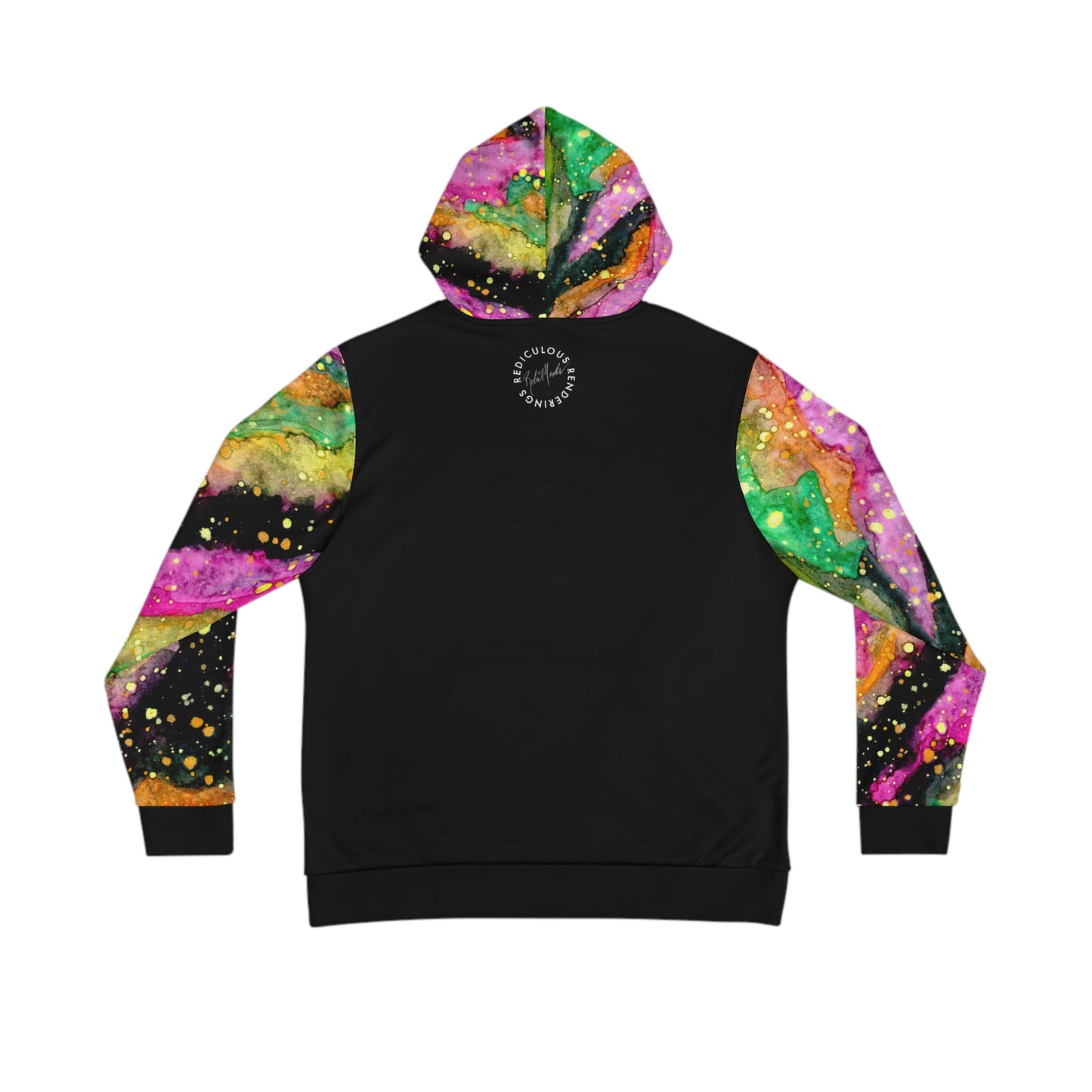 Neon Galaxy Unisex Fashion Hoodie (AOP)