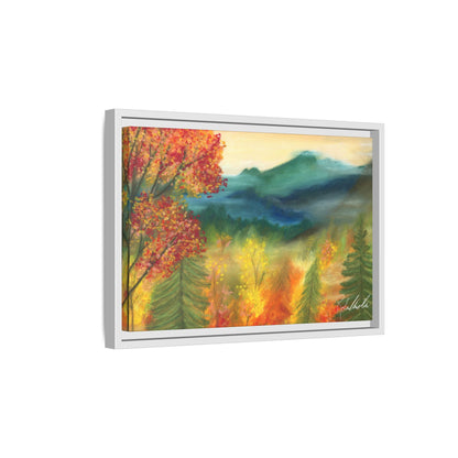 Fall Mountains Framed Wall Art