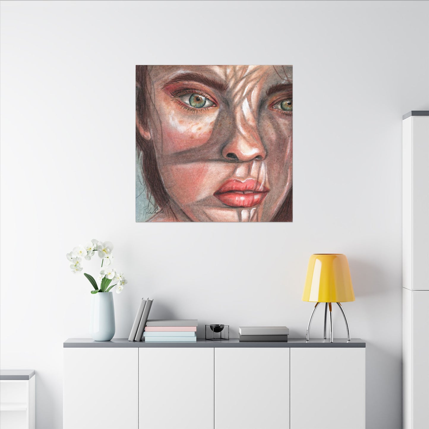 Woman In the Shadows Canvas Gallery Wrap