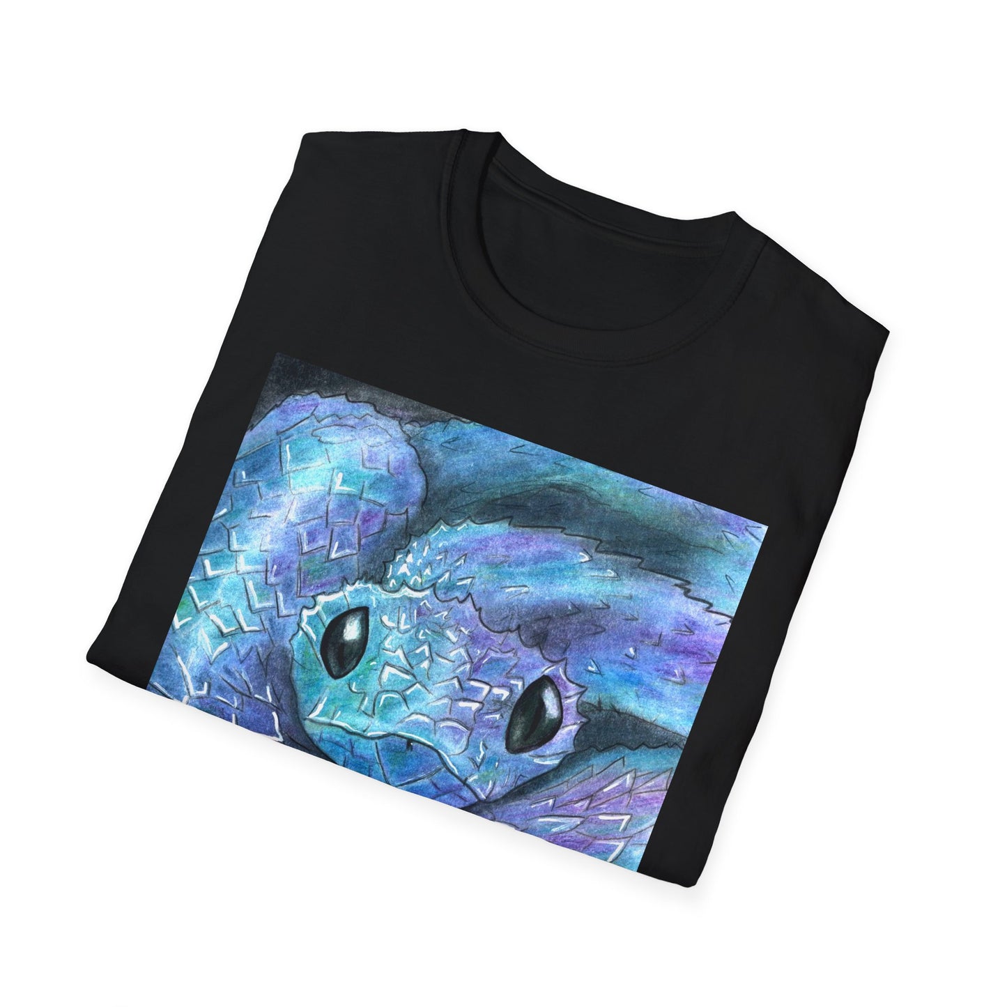 Cute Snake Unisex Softstyle Print T-Shirt