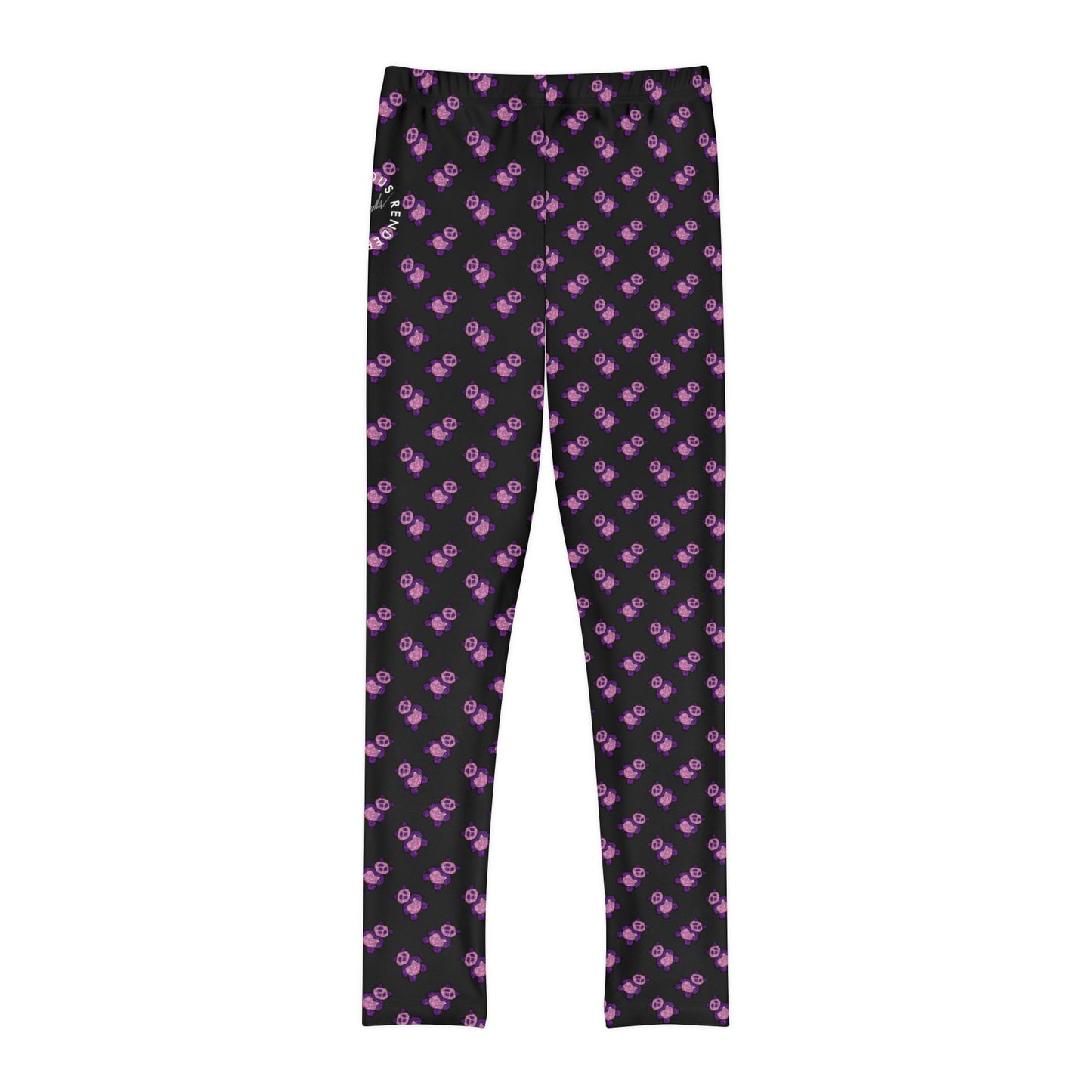 Panda Youth Full-Length Leggings (AOP)