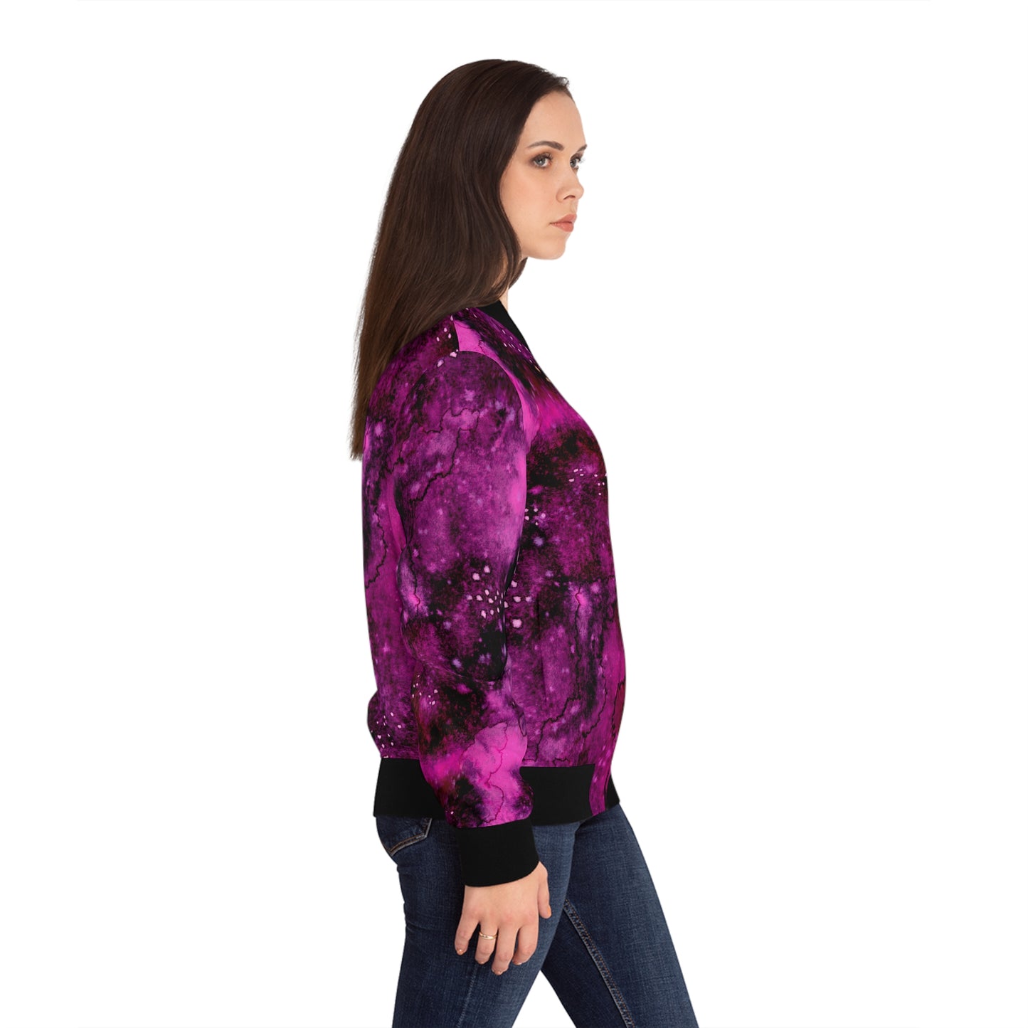 Galaxy Pink Bomber Jacket