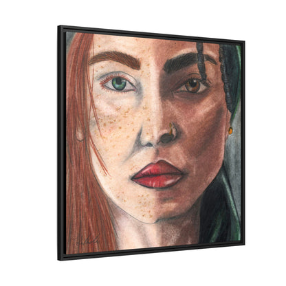 Beyond Race Woman Framed Wall Art