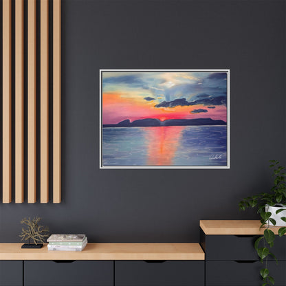 Sleeping Giant at Dawn Framed Wall Art