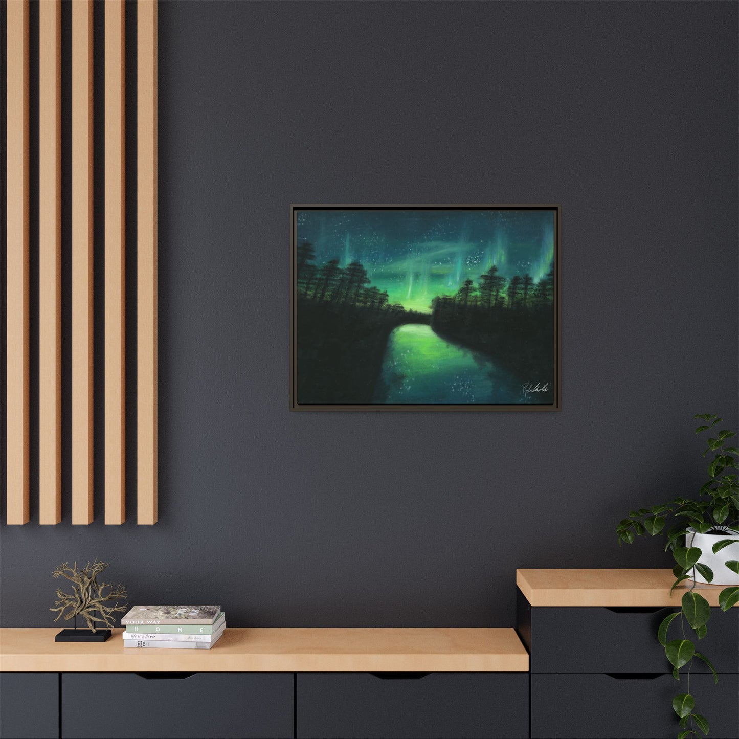 Northern Lights Framed Wall Art