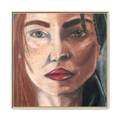 Beyond Race Woman Framed Wall Art