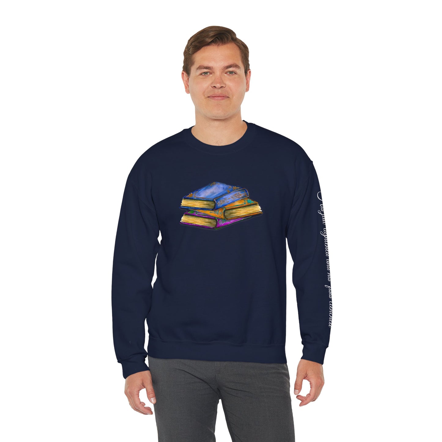 Book- His jaw tightened... Unisex Heavy Blend™ Crewneck Sweatshirt