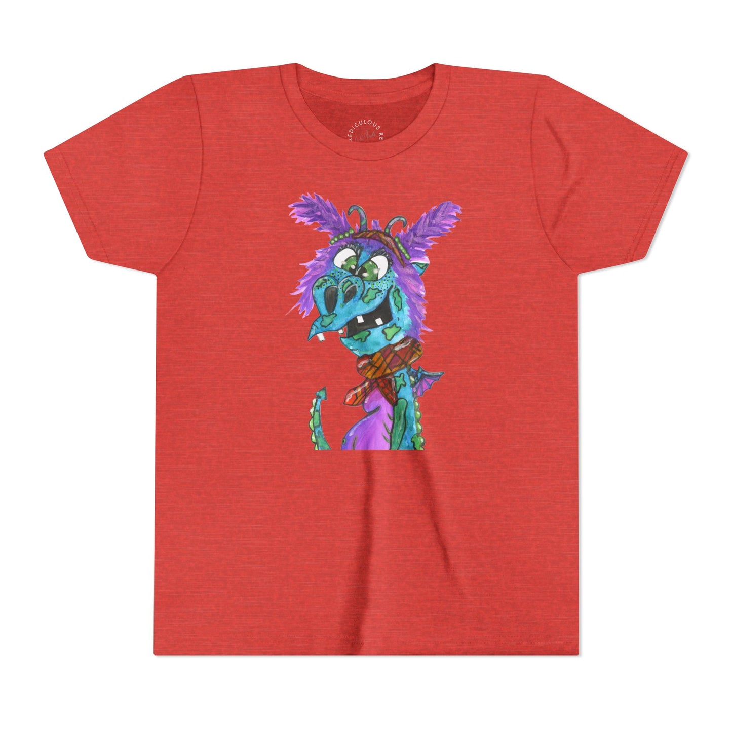 Youth Tee — Colorful Friendly Monster Kids Graphic T-Shirt