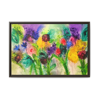 Abstract Flowers Framed Wall Art