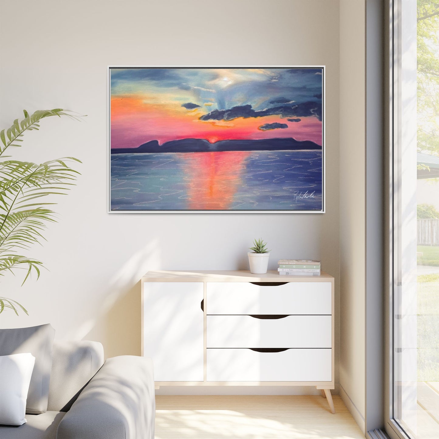 Sleeping Giant at Dawn Framed Wall Art