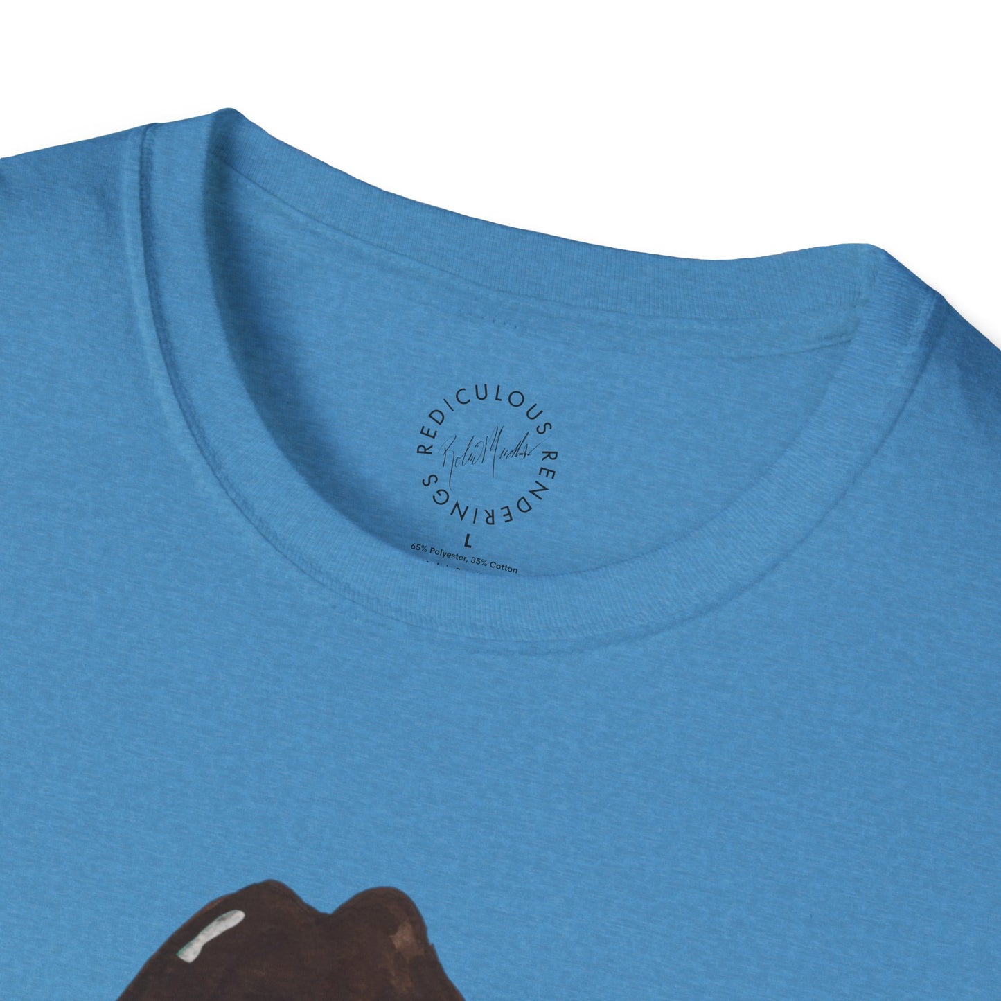 Cowboy Pig Unisex Softstyle Print T-Shirt