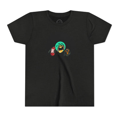 Youth Tee — Cute Cool Beans Retro Vinyl Graphic
