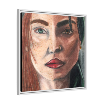 Beyond Race Woman Framed Wall Art