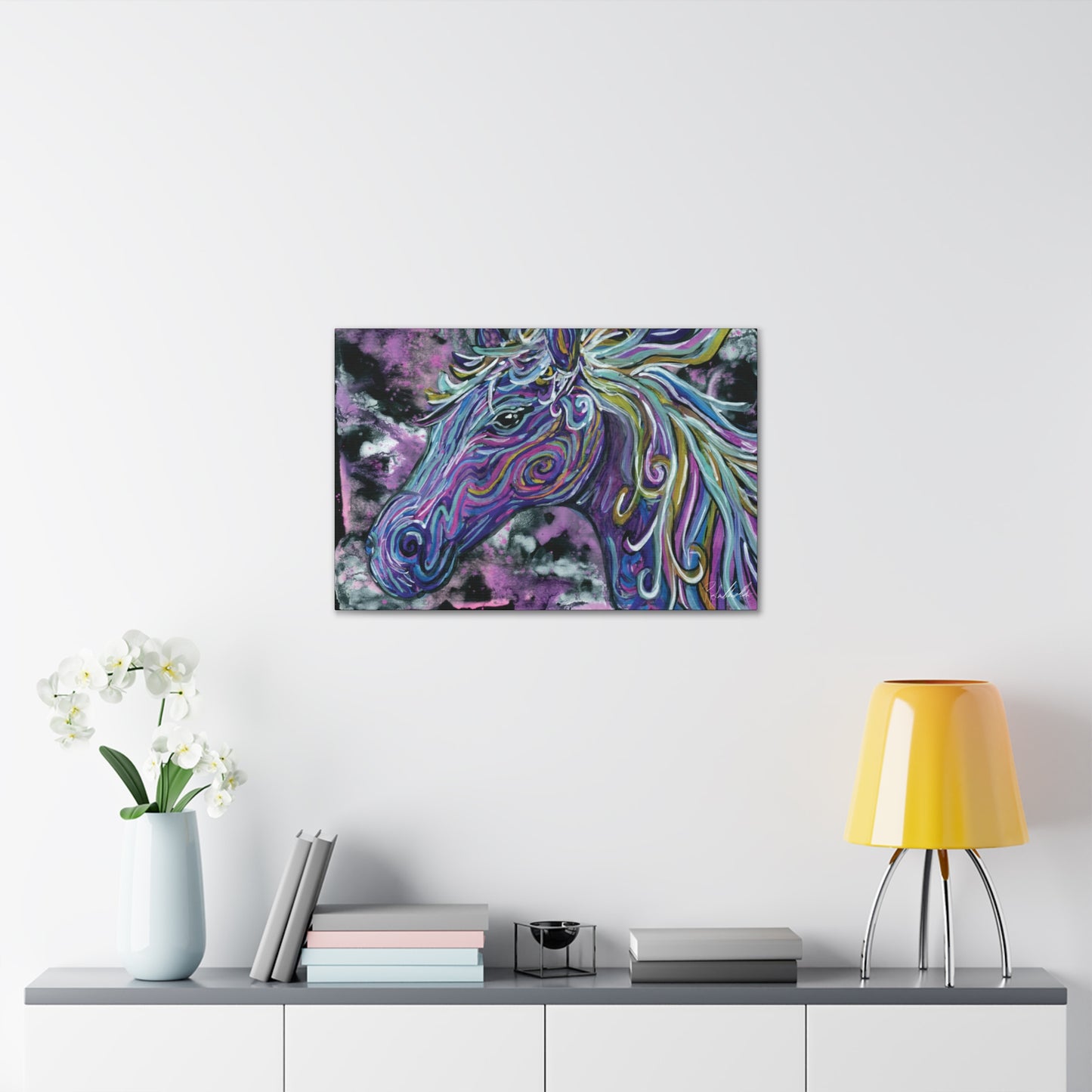Watercolor Horse Canvas Gallery Wrap
