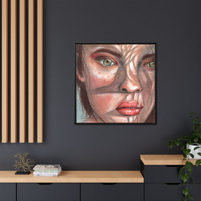 Woman In the Shadows Framed Wall Art