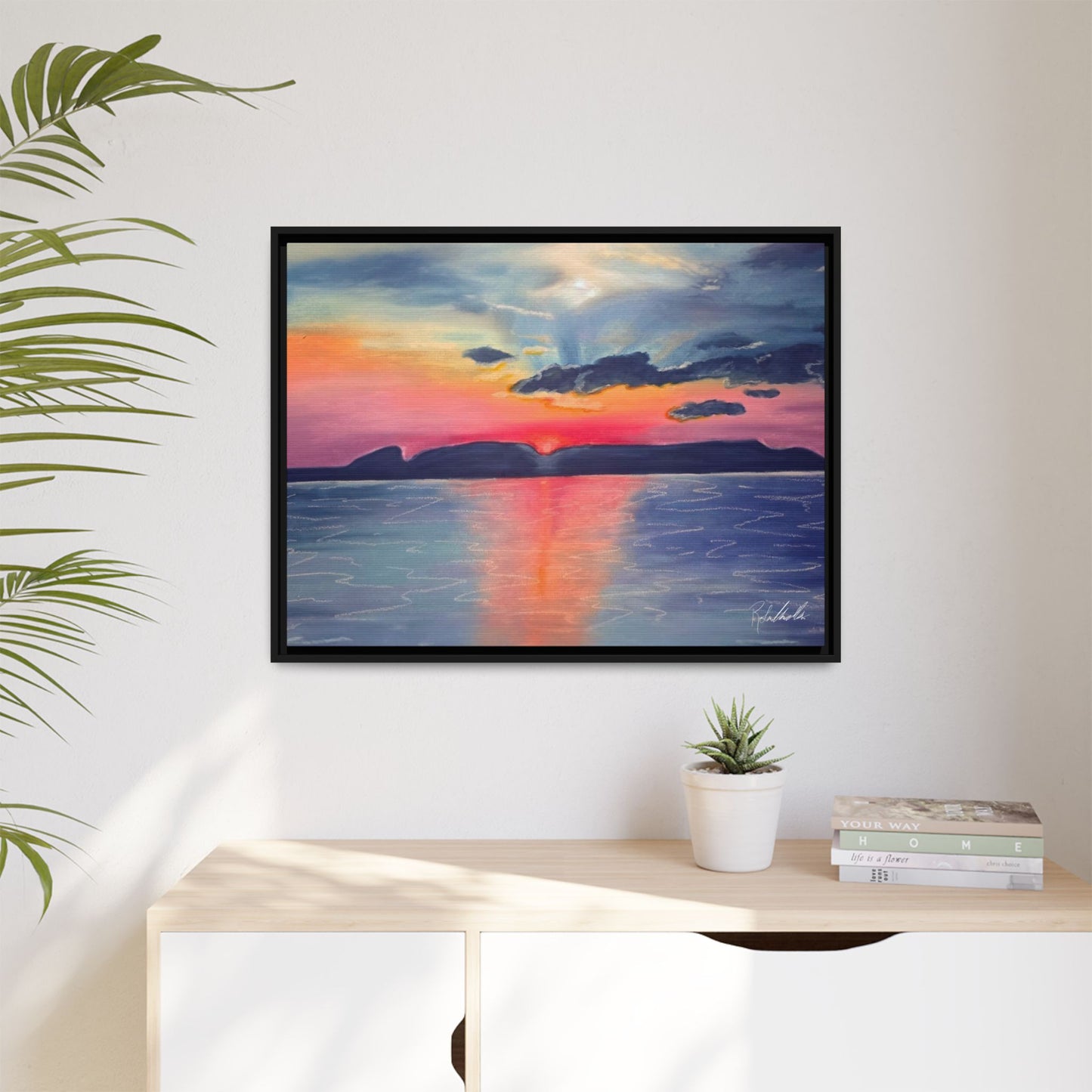 Sleeping Giant at Dawn Framed Wall Art