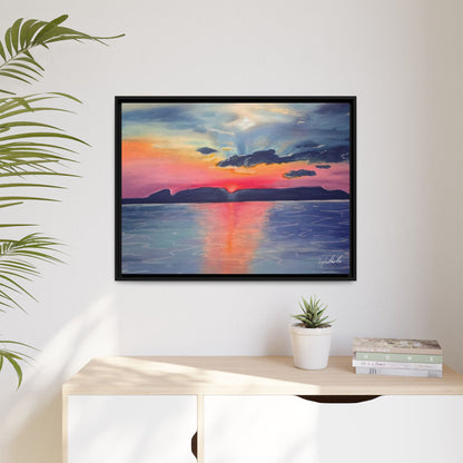 Sleeping Giant at Dawn Framed Wall Art