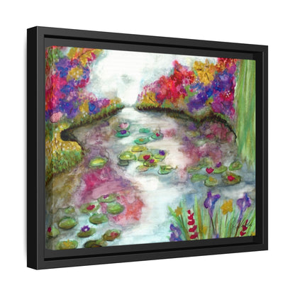 Floral Summer Pond Framed Wall Art