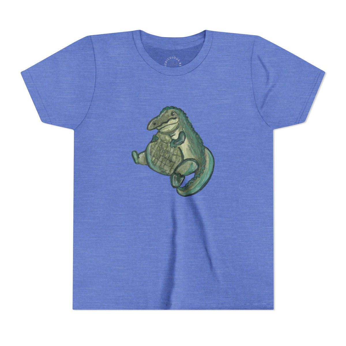 Kids T‑Shirt — Cute Chubby Alligator Graphic