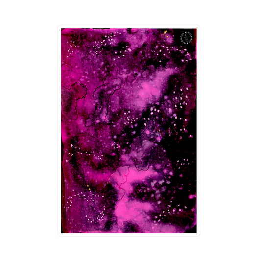 Rose Colored Galaxy Kiss-Cut Vinyl Decals