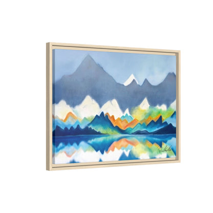 Blue and Gray Smokey Mountains Framed Wall Art