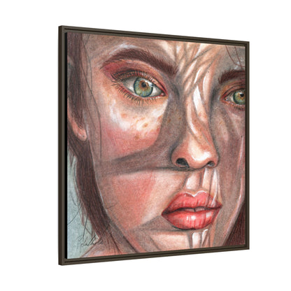 Woman In the Shadows Framed Wall Art