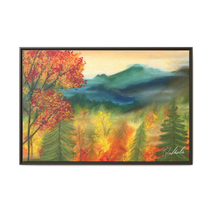 Fall Mountains Framed Wall Art
