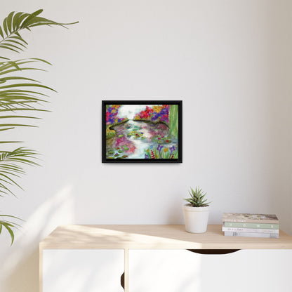 Floral Summer Pond Framed Wall Art