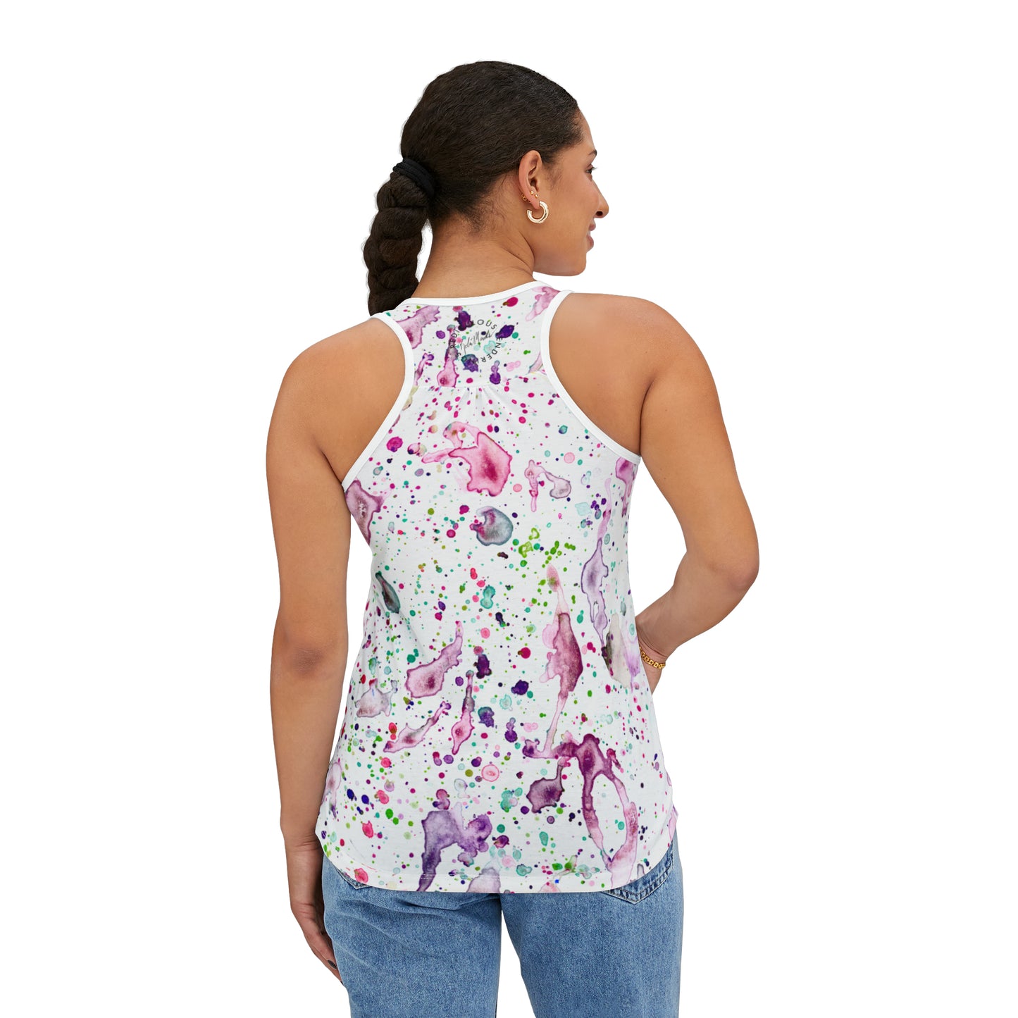 Bright Splashes Women's Tank Top (AOP)