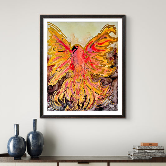 Phoenix From the Flames 8x10 Museum Grade Fine Art Print